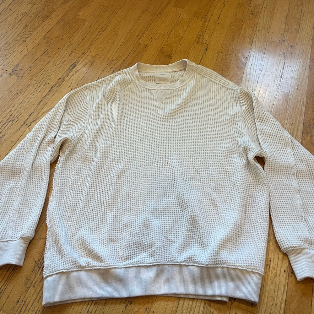 Aerie waffle knit sweatshirt